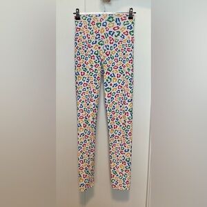 primary colour leopard print leggings size s